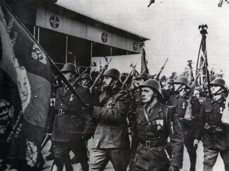 Deployment of Axis Minors forces 1942 2 Rum Inf Parade 1941