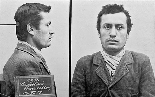 Benito Mussolini 3 Benito Mussolini polizeifoto schweiz 1903