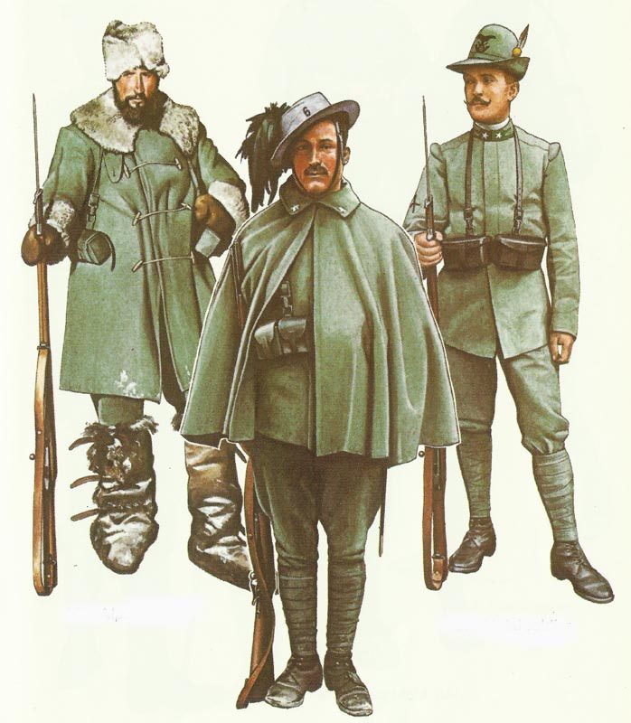 Italian Army 1915-18 5 Alpini Bersaglieri
