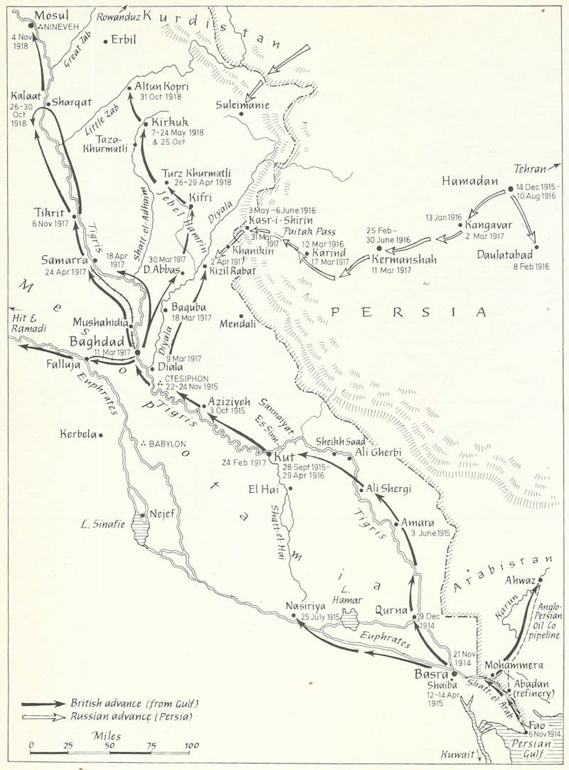 Siege of Kut: Kut Al Amara in 1915–1916 4 campaign mesopotamia 1914 1918