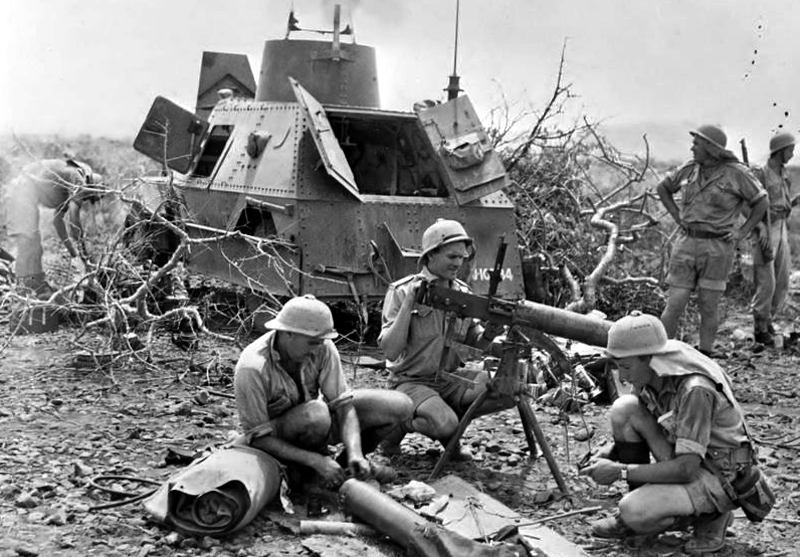 South African Army In World War II 6 SA AC 1941 EastAfrica